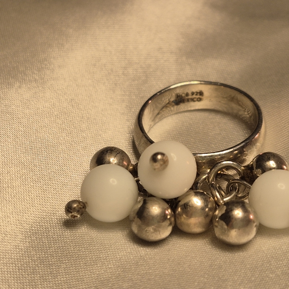 HOB Mexico Sterling Silver ChaCha RING. FUN & Festive! - Picture 5 of 8